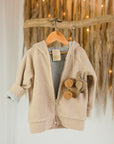Beige Teddy fabric jacket
