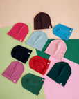 Double rib cotton hat colors