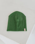 green double rib cotton hat