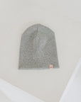 grey double rib cotton hat