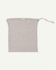 Grey Drawstring Bag