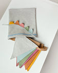 Fabric bunting flags