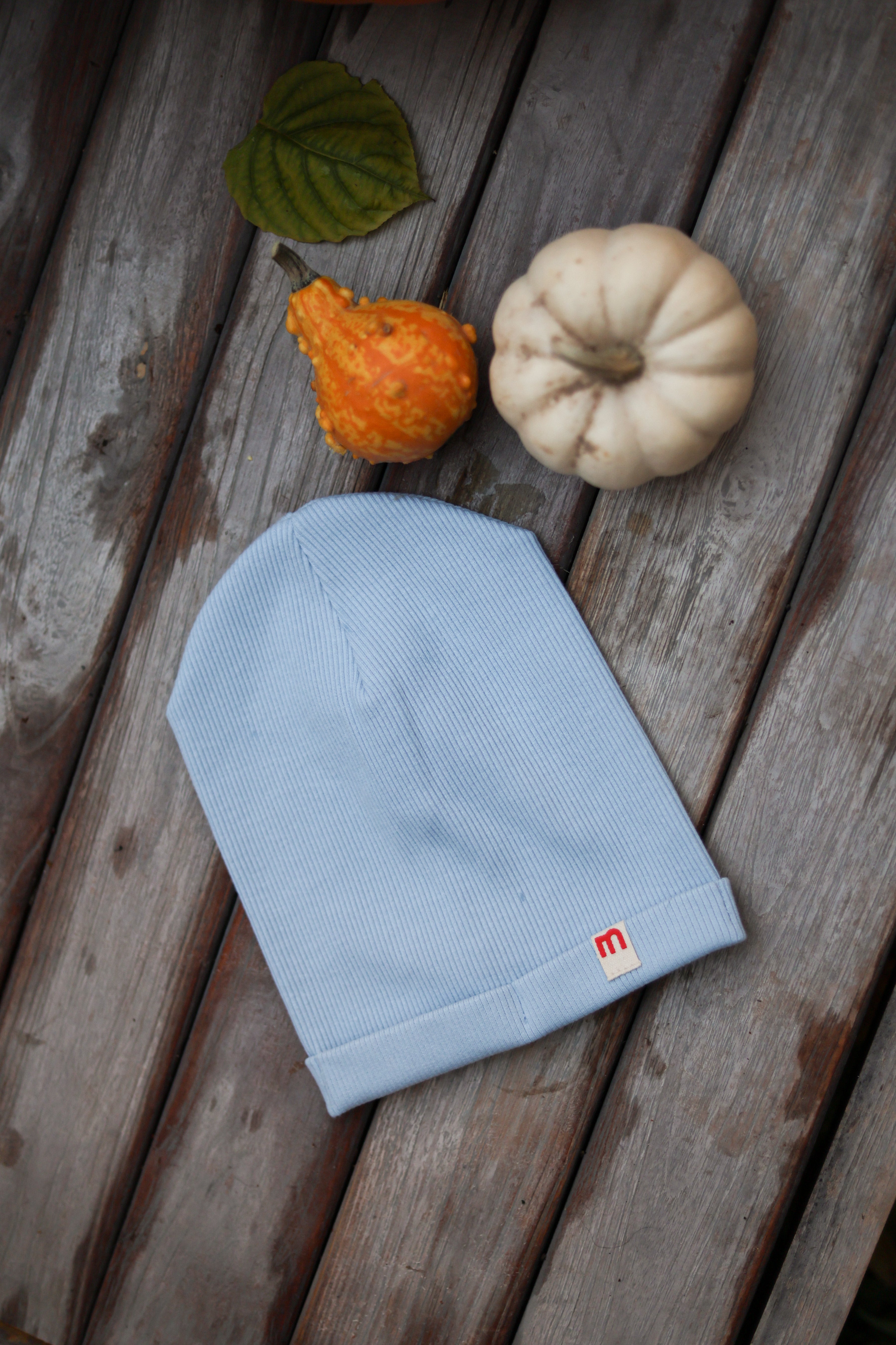 Single rib cotton hat