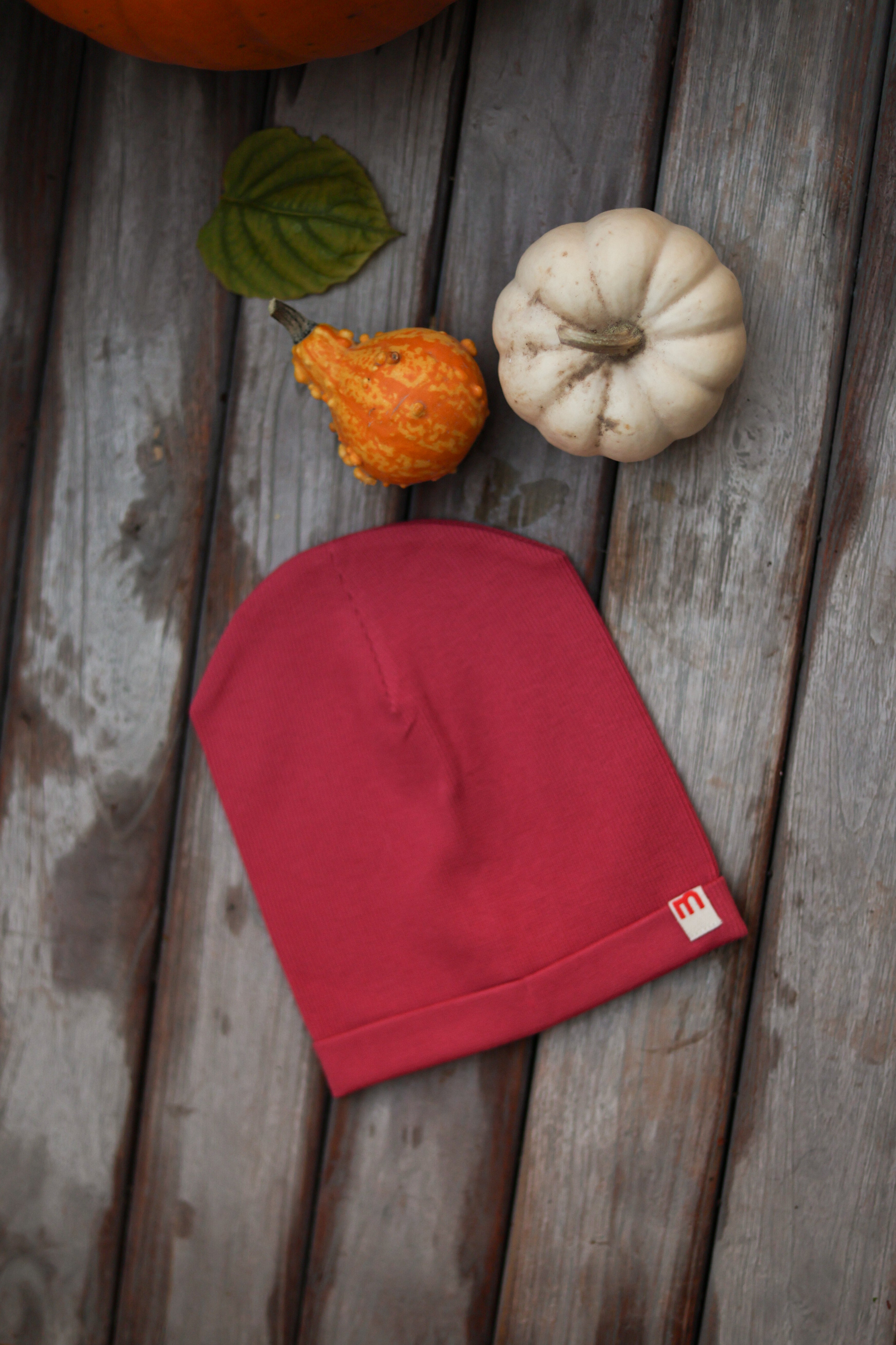 Single rib cotton hat