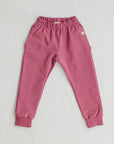 Dark pink trousers