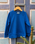 Fleece sweatshirt blue